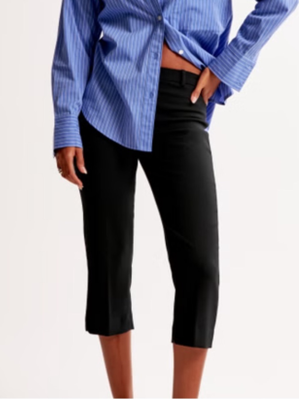 Abercrombie & Fitch Black Capris